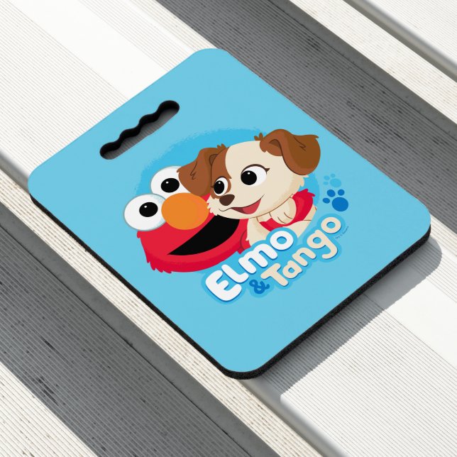 Sesame Street | Elmo & Tango Badge Seat Cushion (In Situ)