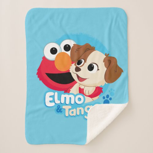 Sesame Street  Elmo  Tango Badge Sherpa Blanket