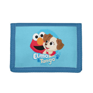 Sesame Street Elmo & Tango Badge Tri-fold Wallet