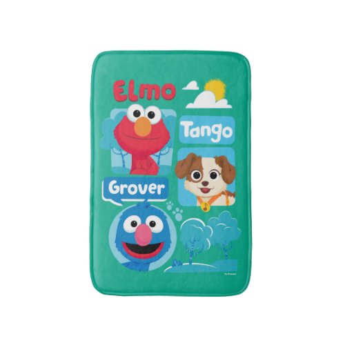 Sesame Street  Elmo Tango  Grover Park Graphic Bath Mat