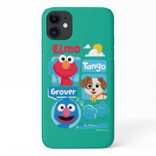 Sesame Street | Elmo, Tango, & Grover Park Graphic iPhone 11 Case