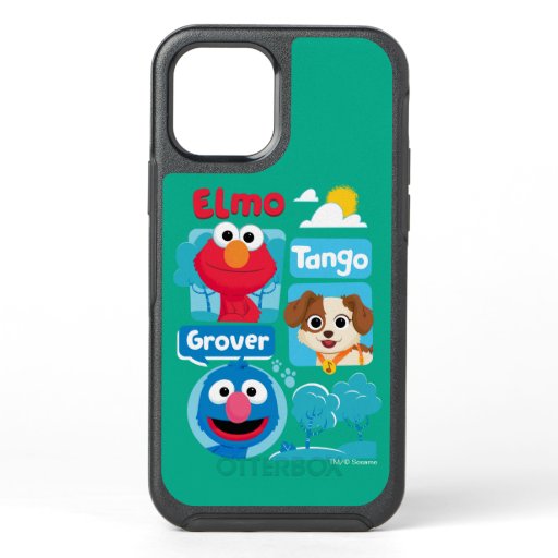 Sesame Street | Elmo, Tango, & Grover Park Graphic OtterBox Symmetry iPhone 12 Case