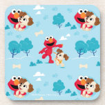Sesame Street | Elmo &amp; Tango Pattern Beverage Coaster