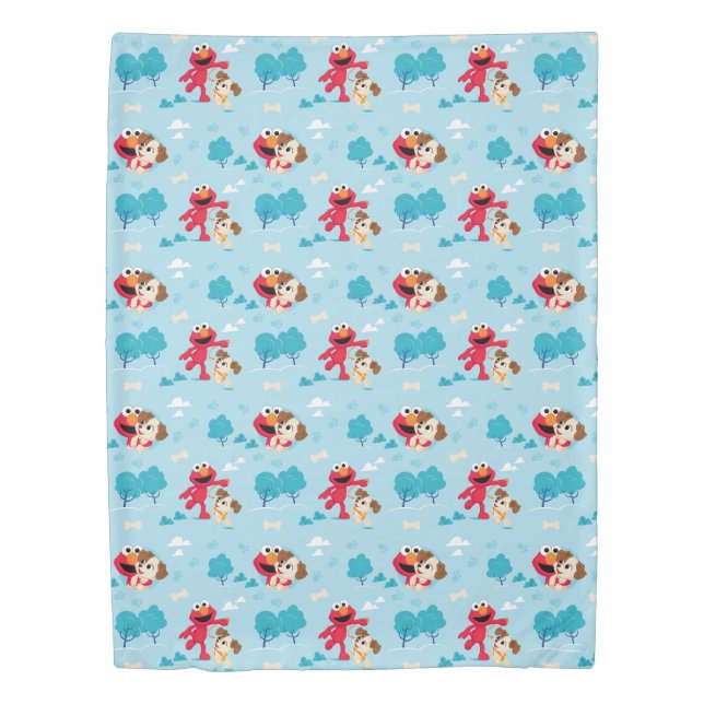 Sesame Street | Elmo & Tango Pattern Duvet Cover (Front)
