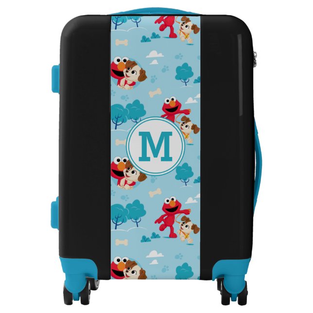 Sesame Street | Elmo & Tango Pattern Luggage (Front)