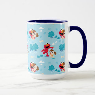 Sesame Street Elmo & Tango Pattern Mug