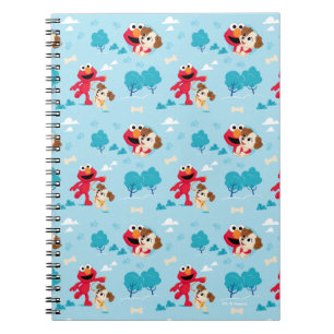 Sesame Street Elmo & Tango Pattern Notebook