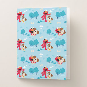 Sesame Street   Elmo & Tango Pattern Pocket Folder