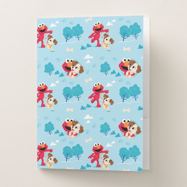 Sesame Street | Elmo & Tango Pattern Pocket Folder (Front)