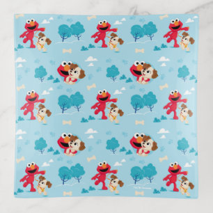 Sesame Street Elmo & Tango Pattern Trinket Tray