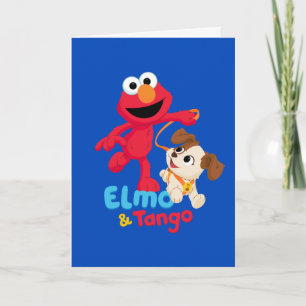 Sesame Street Elmo & Tango Running Card