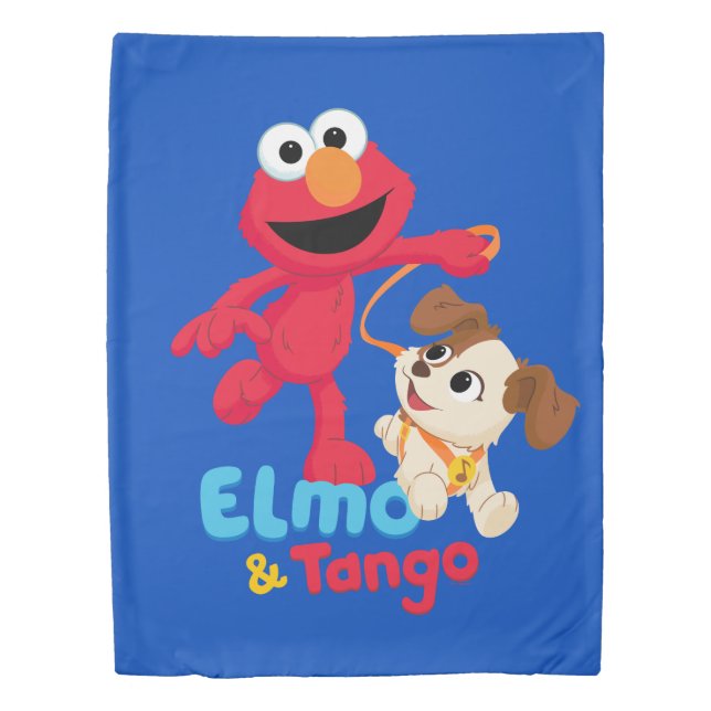 Sesame Street | Elmo & Tango Running Duvet Cover (Front)