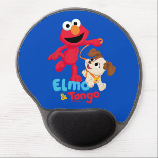 Sesame Street   Elmo & Tango Running Gel Mouse Pad