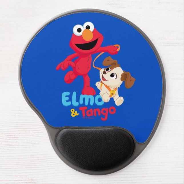 Sesame Street | Elmo & Tango Running Gel Mouse Pad (Front)