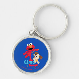 Sesame Street Elmo & Tango Running Keychain