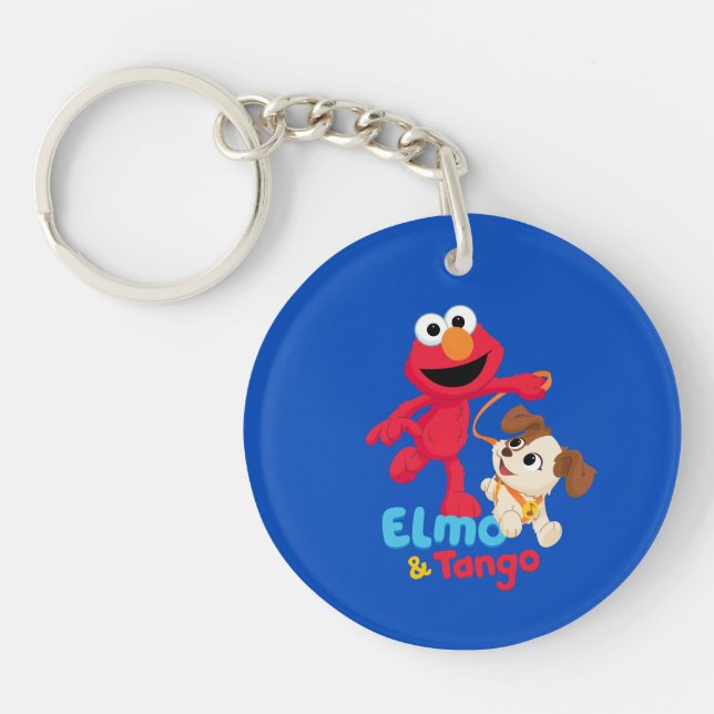 Sesame Street | Elmo & Tango Running Keychain (Front)