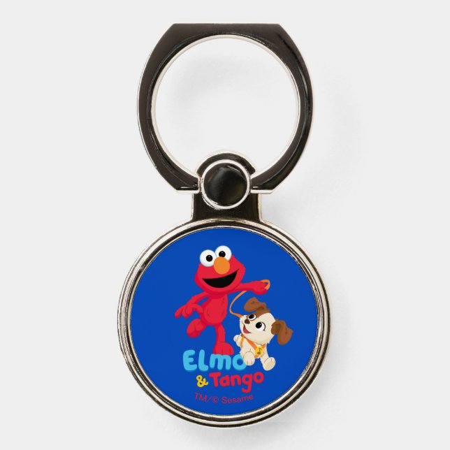 Sesame Street | Elmo & Tango Running Phone Ring Stand (Front)