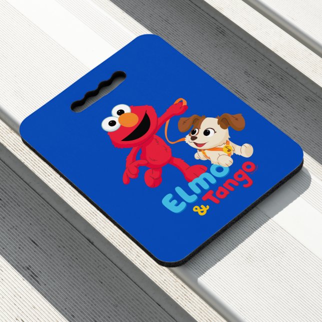 Sesame Street | Elmo & Tango Running Seat Cushion (In Situ)
