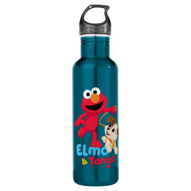 Sesame Street | Elmo & Tango Running Stainless Steel Water Bottle (Front)