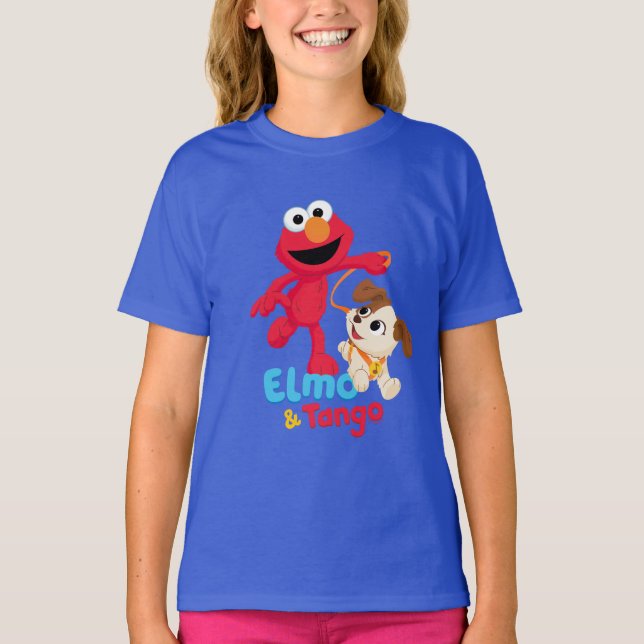 Sesame Street | Elmo & Tango Running T-Shirt (Front)