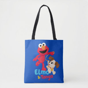 Sesame Street Elmo & Tango Running Tote Bag