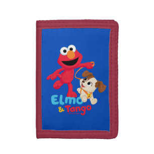 Sesame Street   Elmo & Tango Running Tri-fold Wallet