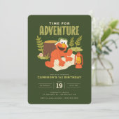Sesame Street - Elmo | Time for Adventure Invitation (Standing Front)
