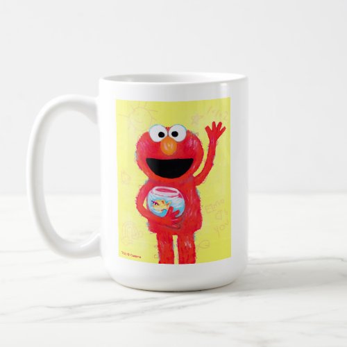Sesame Street  Elmo with Goldfish Coffee Mug