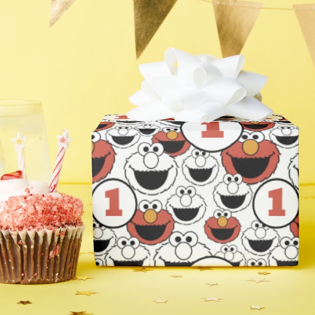 Sesame Street | Elmo Wrapping Paper (Birthday Party)