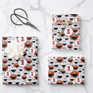 Sesame Street Elmo Wrapping Paper Sheets