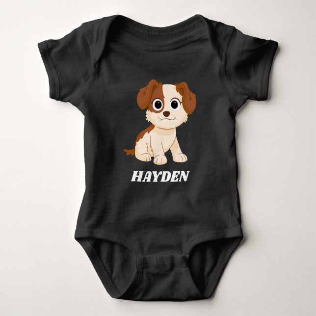 Sesame Street | Elmo's Puppy Tango | Add Your Name Baby Bodysuit (Front)