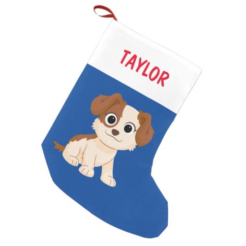 Sesame Street  Elmos Puppy Tango  Add Your Name Small Christmas Stocking
