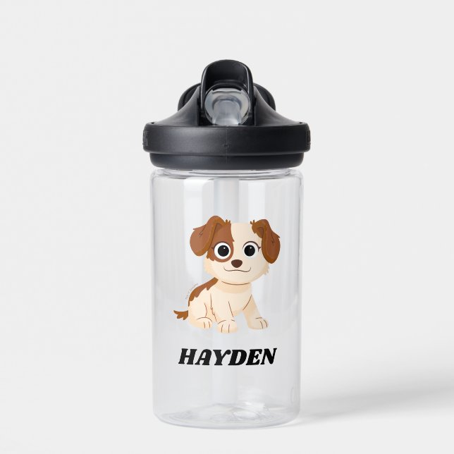 Sesame Street | Elmo's Puppy Tango | Add Your Name Water Bottle (Front)