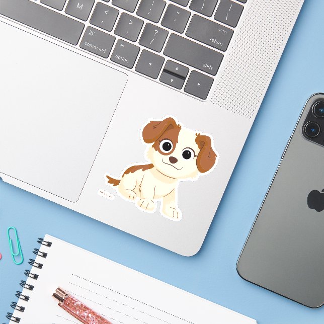 Sesame Street | Elmo's Puppy Tango Sticker (Laptop w/ iPhone)