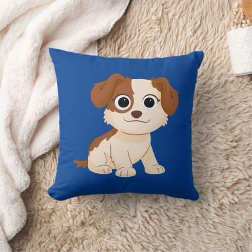 Sesame Street  Elmos Puppy Tango Throw Pillow