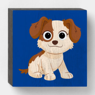 Sesame Street   Elmo's Puppy Tango Wooden Box Sign