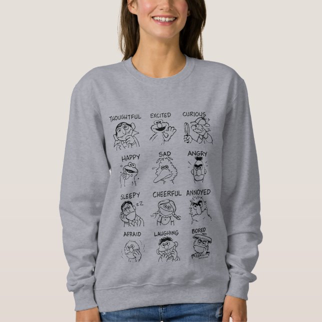 Sesame Street | Emotions & Feelings Sweatshirt (Front)