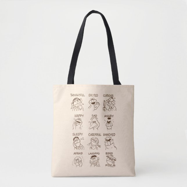 Sesame Street | Emotions & Feelings Tote Bag (Front)