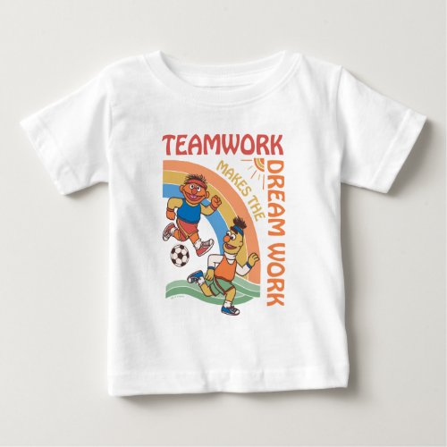 Sesame Street  Ernie  Bert Teamwork Baby T_Shirt