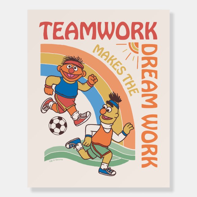 Sesame Street | Ernie & Bert Teamwork Foam Board (Front)