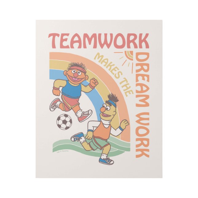 Sesame Street | Ernie & Bert Teamwork Gallery Wrap (Front)