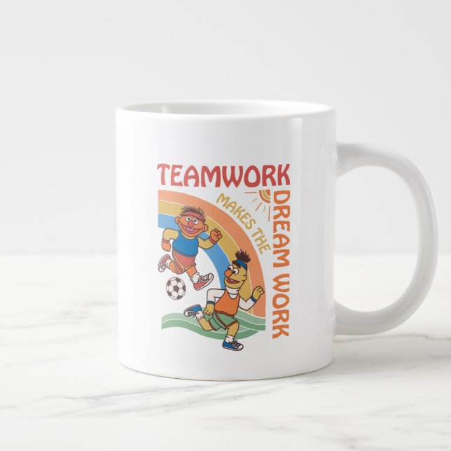 Sesame Street | Ernie & Bert Teamwork Giant Coffee Mug (Right)