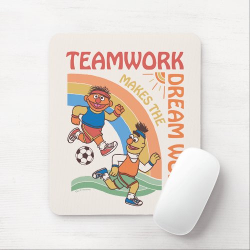 Sesame Street  Ernie  Bert Teamwork Mouse Pad