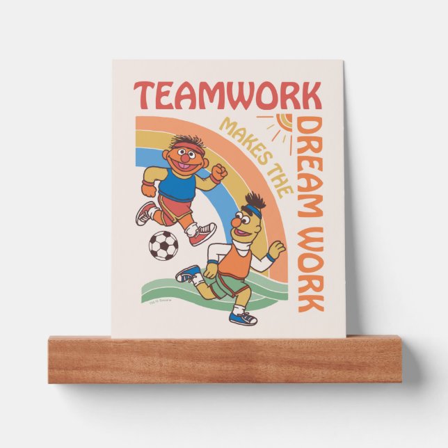 Sesame Street | Ernie & Bert Teamwork Picture Ledge (Front)