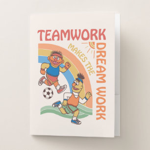 Sesame Street Ernie & Bert Teamwork Pocket Folder