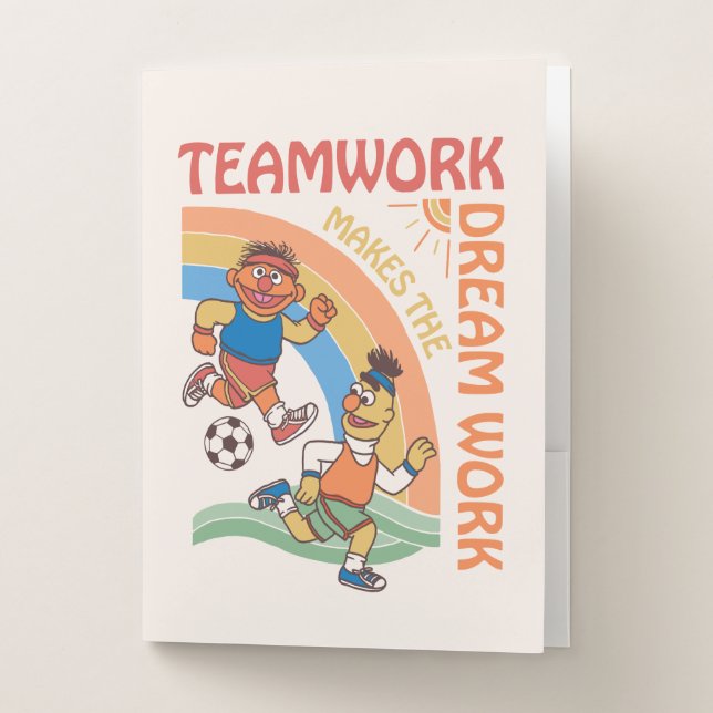 Sesame Street | Ernie & Bert Teamwork Pocket Folder (Front)