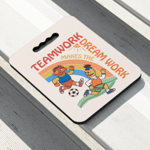 Sesame Street Ernie & Bert Teamwork Seat Cushion