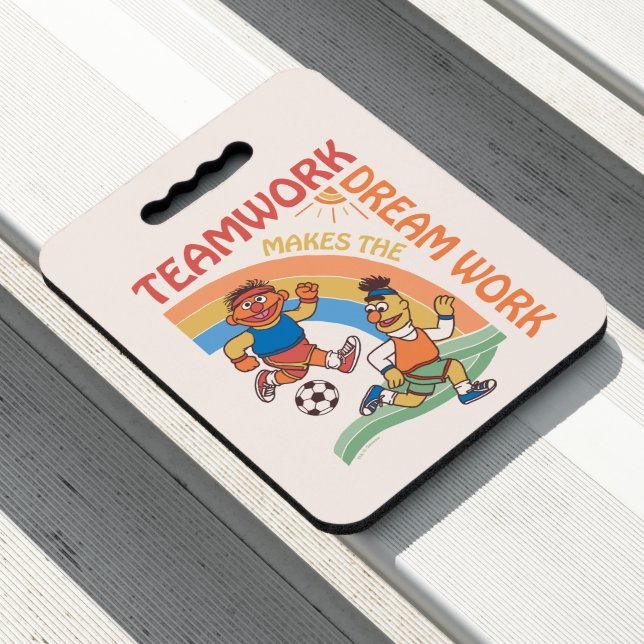 Sesame Street | Ernie & Bert Teamwork Seat Cushion (In Situ)