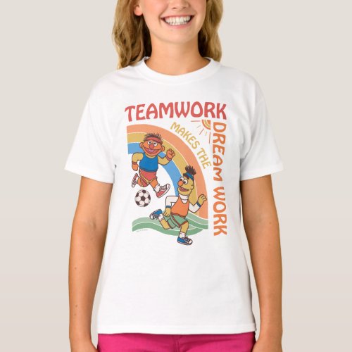 Sesame Street  Ernie  Bert Teamwork T_Shirt