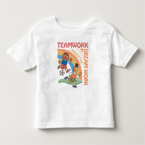 Sesame Street  Ernie  Bert Teamwork Toddler T_shirt